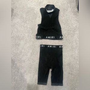 Women’s Amiri 2 piece athletic set